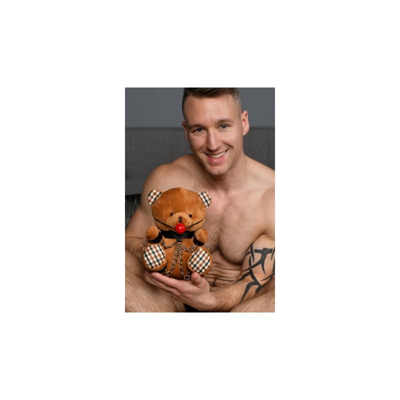 Ours en peluche bâillonné