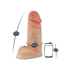 Gode Real Skin Supreme Model 1 flesh 30 x 9,9 cm - SilexD