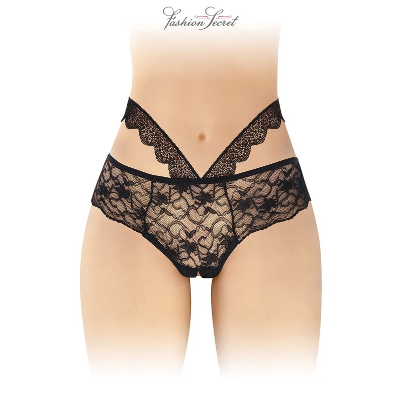 Culotte ouverte dentelle noire Marie | Sensual-Shop