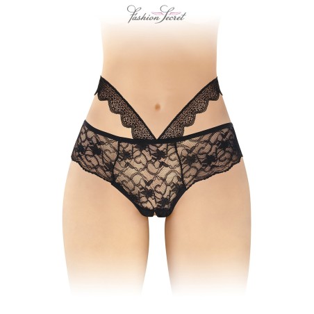 Culotte ouverte dentelle noire Marie | Sensual-Shop