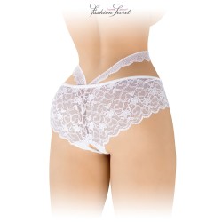 Culotte ouverte dentelle blanche Marie | Sensual-Shop