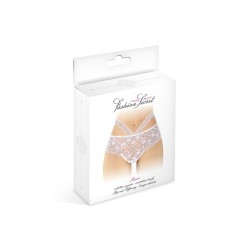 Culotte ouverte dentelle blanche Marie | Sensual-Shop