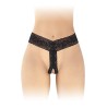 String ouvert dentelle noire Anita | Sensual-Shop