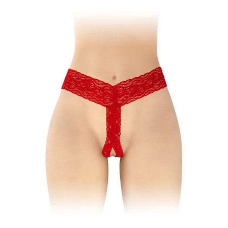 String ouvert dentelle rouge Anita | Sensual-Shop