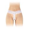 String ouvert dentelle blanche Anita | Sensual-Shop
