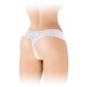 String ouvert dentelle blanche Anita | Sensual-Shop