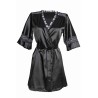 Kimono satin noir Sensuality Christine | Sensual-Shop
