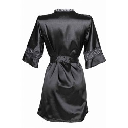 Kimono satin noir Sensuality Christine | Sensual-Shop