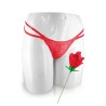 Rose surprise avec petite culotte - Fun Novelties
