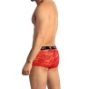 Boxer homme dentelle rouge sexy – Brave Anaïs
