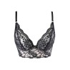 Soutien-gorge bustier dentelle noire Axami | Sensual-Shop