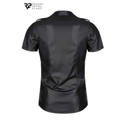 Chemise wetlook noir fetish Regnes Fetish | Sensual-Shop