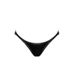String vinyle noir Dominae P014 Noir Handmade | Sensual-Shop