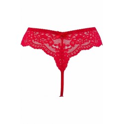 String brésilien dentelle rouge Axami | Sensual-Shop
