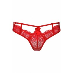 String V dentelle rouge Axami | Sensual-Shop