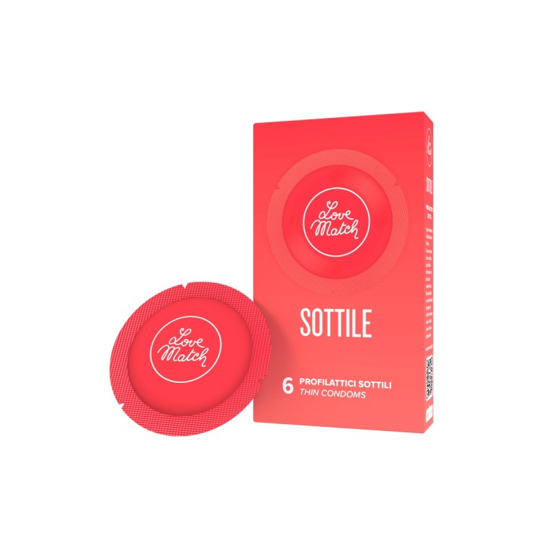 Préservatifs Love Match Sottile – Ultra fins x6 | Sensual-Shop