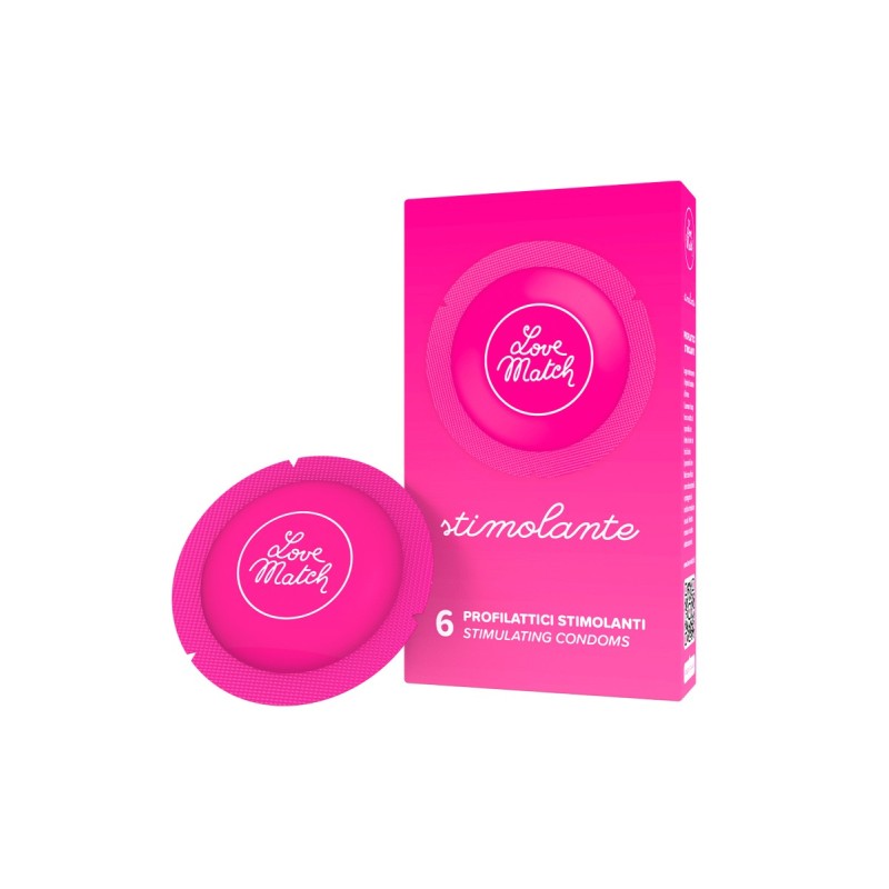 Préservatifs Love Match Stimolante – Texturés x6 | Sensual-Shop