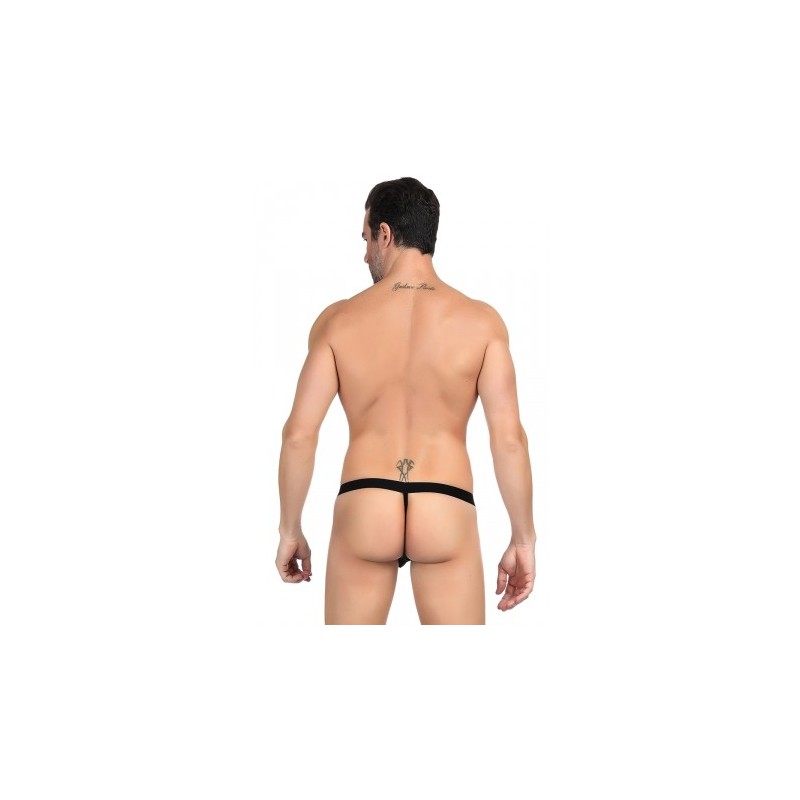 String homme noir résille
