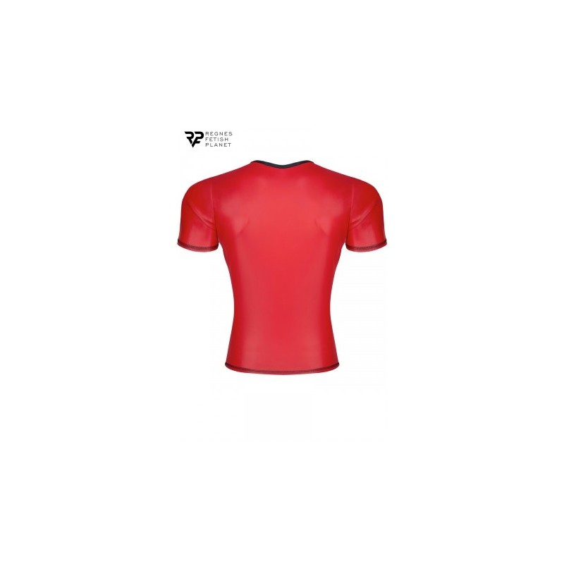 T-shirt wetlook rouge - Regnes