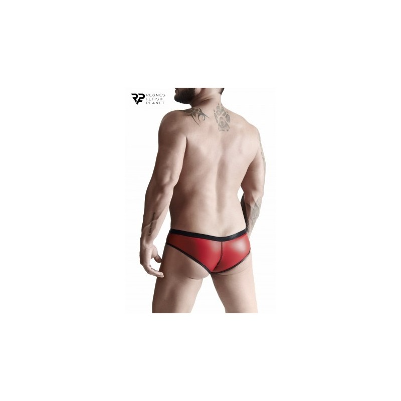 Slip rouge wetlook - Regnes