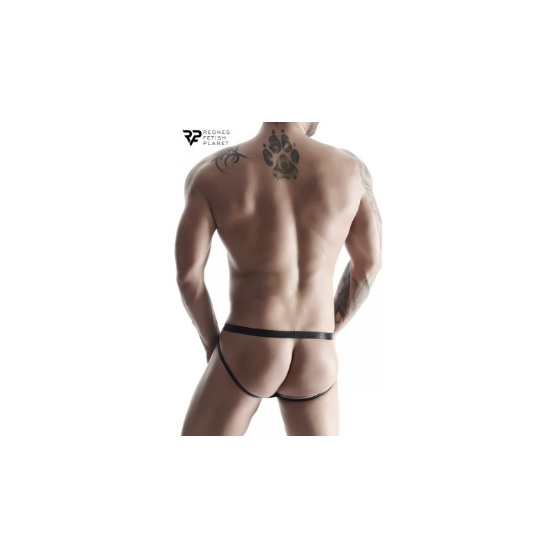 Jock strap noir wetlook - Regnes